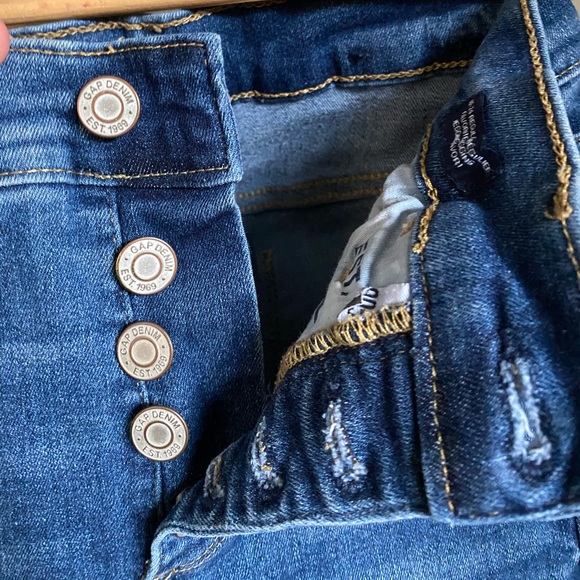 GAP 5-Button High Rise Jeggings - Size 00/24 - Picture 6 of 7